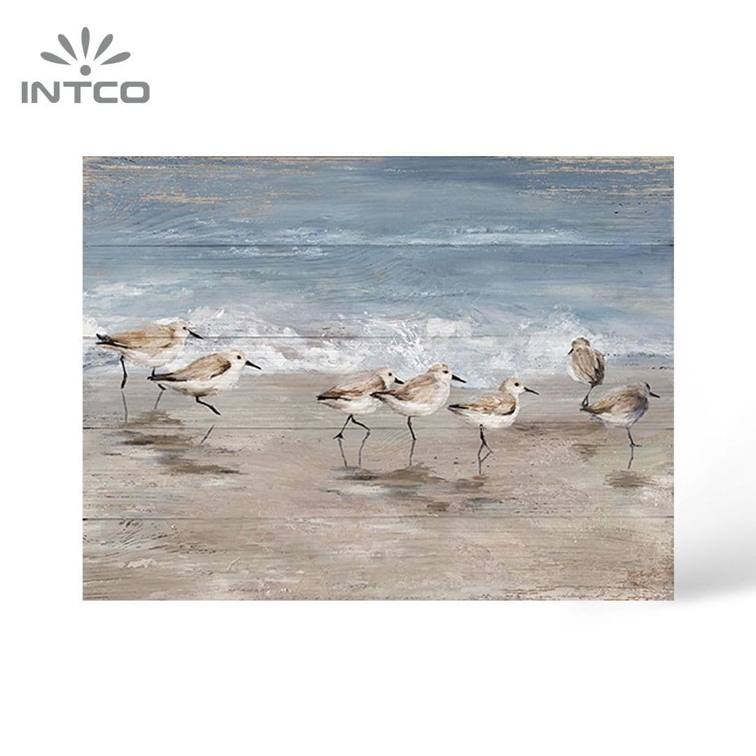 Nautical Sea Birds Landscape Wood Wall Art Decor 5