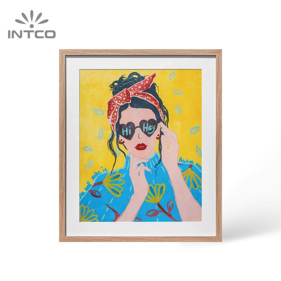 Figurative Lady Framed Wall Art 22×24 6