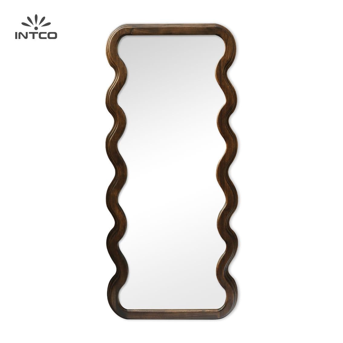 Miroir plus maigre en bois massif Wavy Elegance Miroir plus maigre en bois massif Wavy Elegance