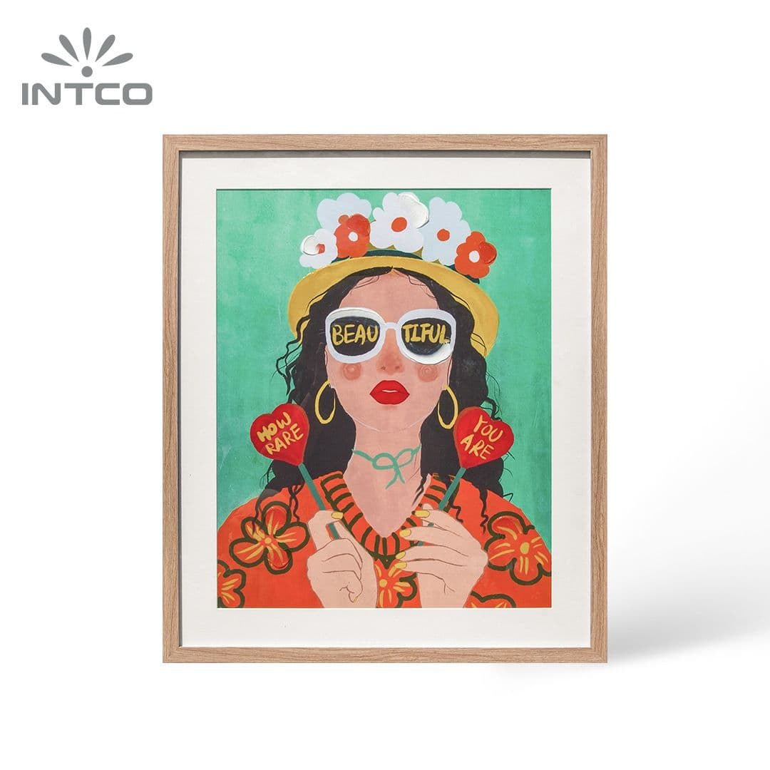 Figurative Lady Framed Wall Art 22×24 Figurative Lady Framed Wall Art 22×24