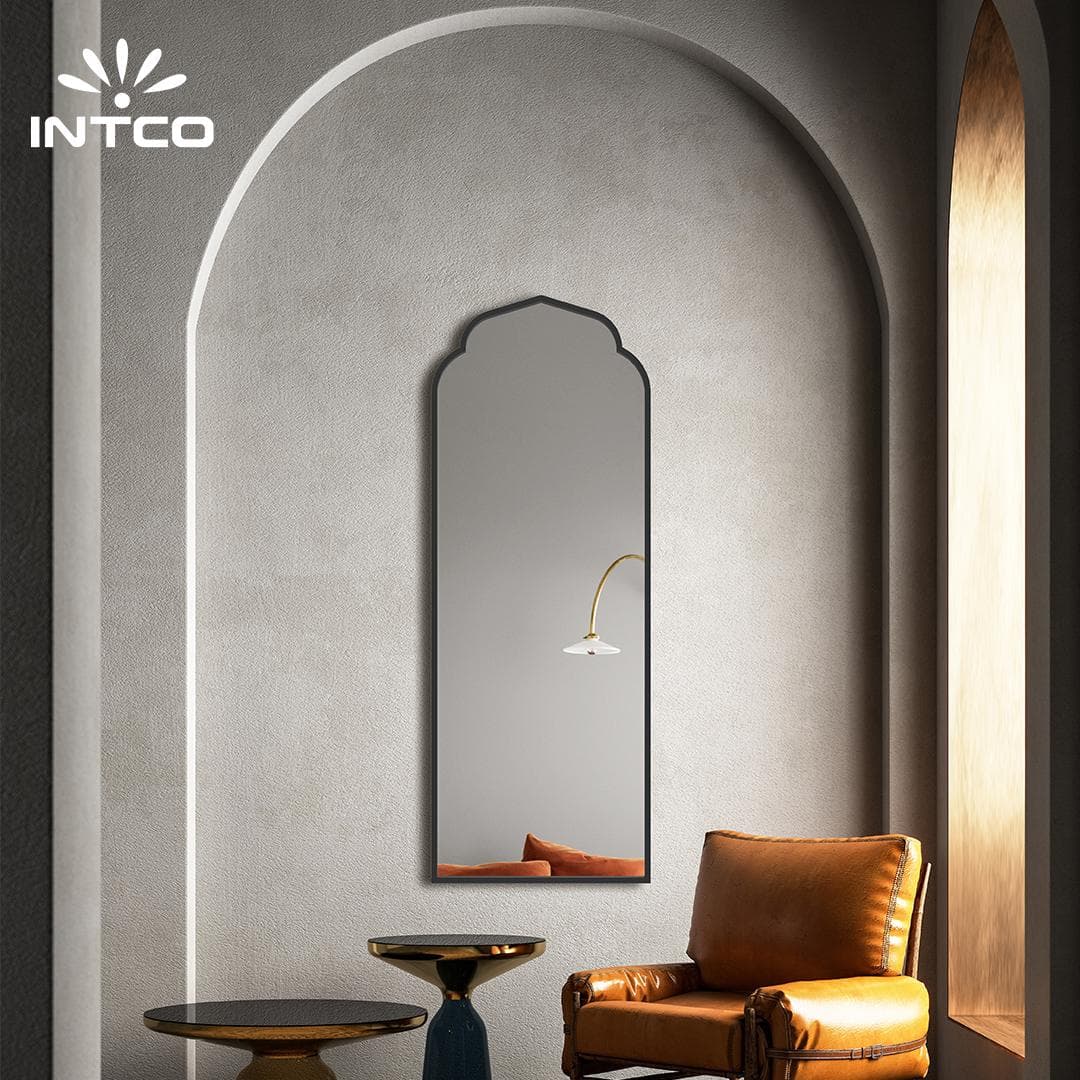 Modern Mirror with Non-Rusting Iron Metal Framed Wall Mounted Decorative Mirror