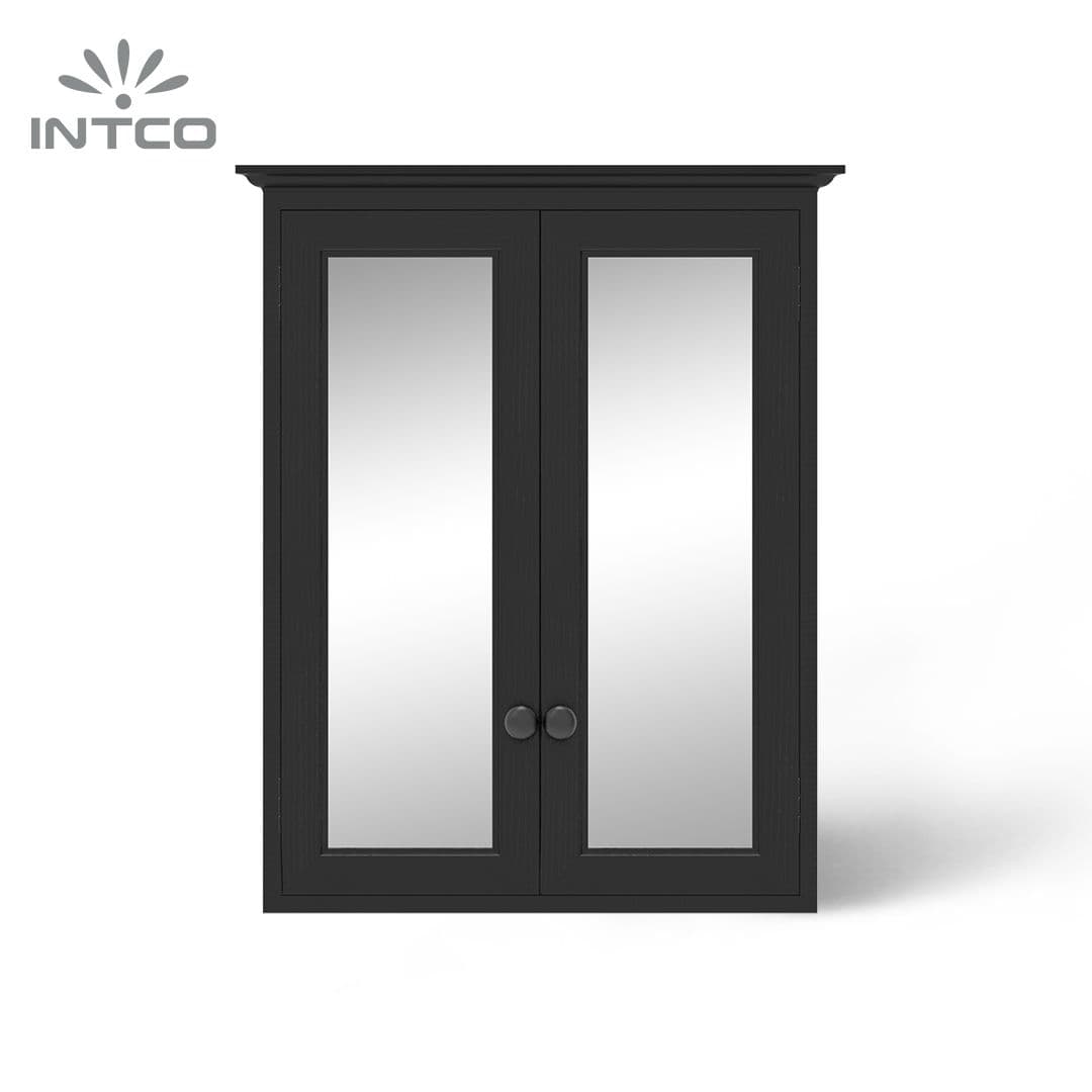 Black Rectangular Medicine Cabinet with Mirror 22x26.8 in Black Rectangular Medicine Cabinet with Mirror 22x26.8 in