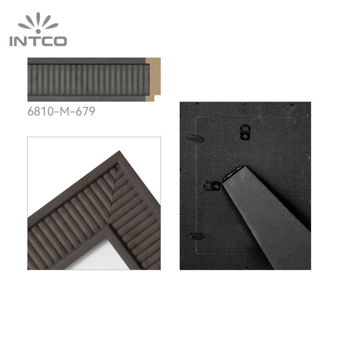 Rustic Classic Ribbed Texture Picture Frame for Wall and Tabletop Display 4