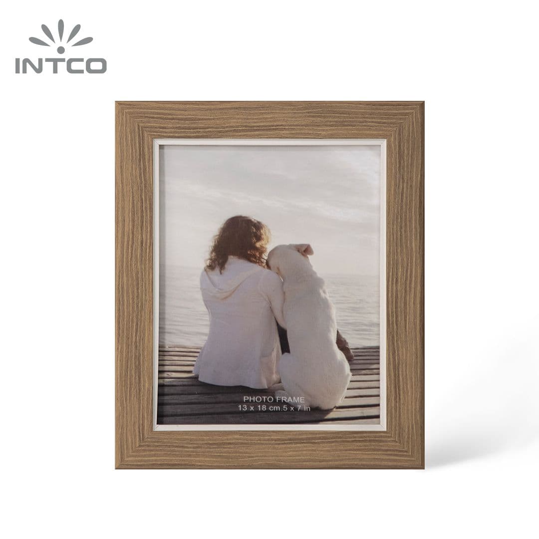 Natural Wood Wall & Tabletop Picture Frame with Plastic Frame Natural Wood Wall & Tabletop Picture Frame with Plastic Frame