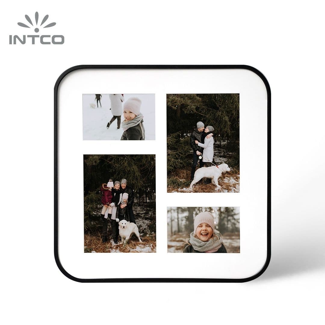 Aluminum Collage Picture Frame with 2-4×6 and 2-6×8 Openings Aluminum Collage Picture Frame with 2-4×6 and 2-6×8 Openings