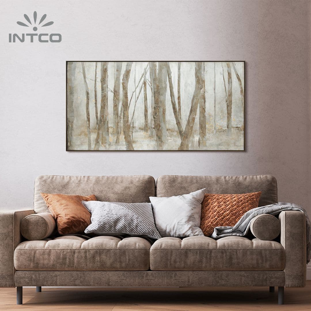 Uttermost Mystic Forest Hand Painted Art with Frame Uttermost Mystic Forest Hand Painted Art with Frame