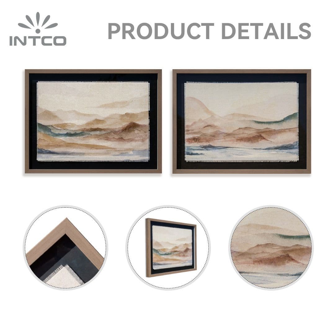 Framed Landscape Wall Art Room Decor 24×30 5