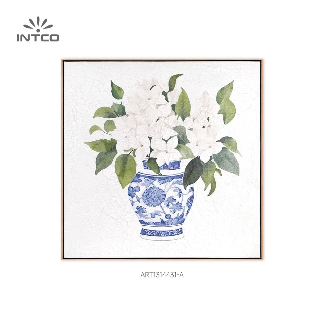 Crackle Texture Ceramic Vase Wall Art 5