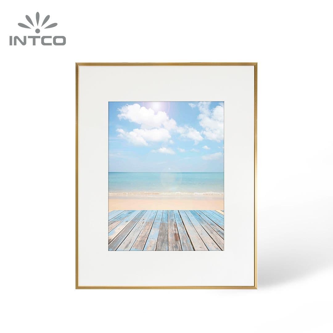Brushed Finish Rounded Corner Aluminum Picture Frame Brushed Finish Rounded Corner Aluminum Picture Frame