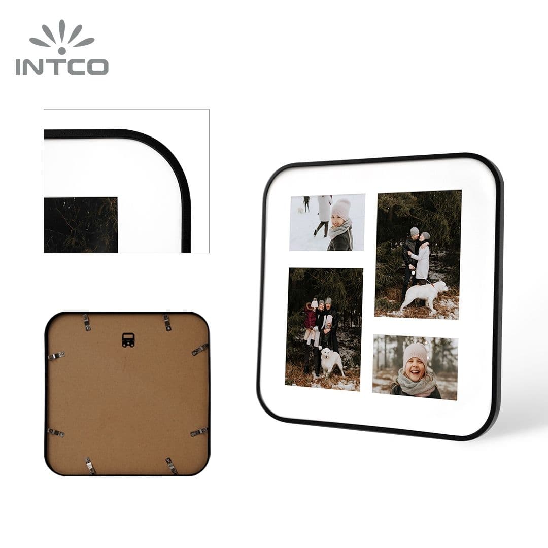 Aluminum Collage Picture Frame with 2-4×6 and 2-6×8 Openings Aluminum Collage Picture Frame with 2-4×6 and 2-6×8 Openings