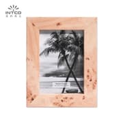 Natural Burl Wood Design Picture Frame