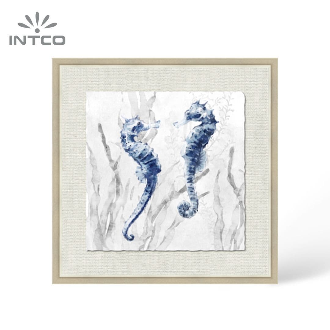 Framed Print Coastal Wall Art 2 Piece 20×20 5
