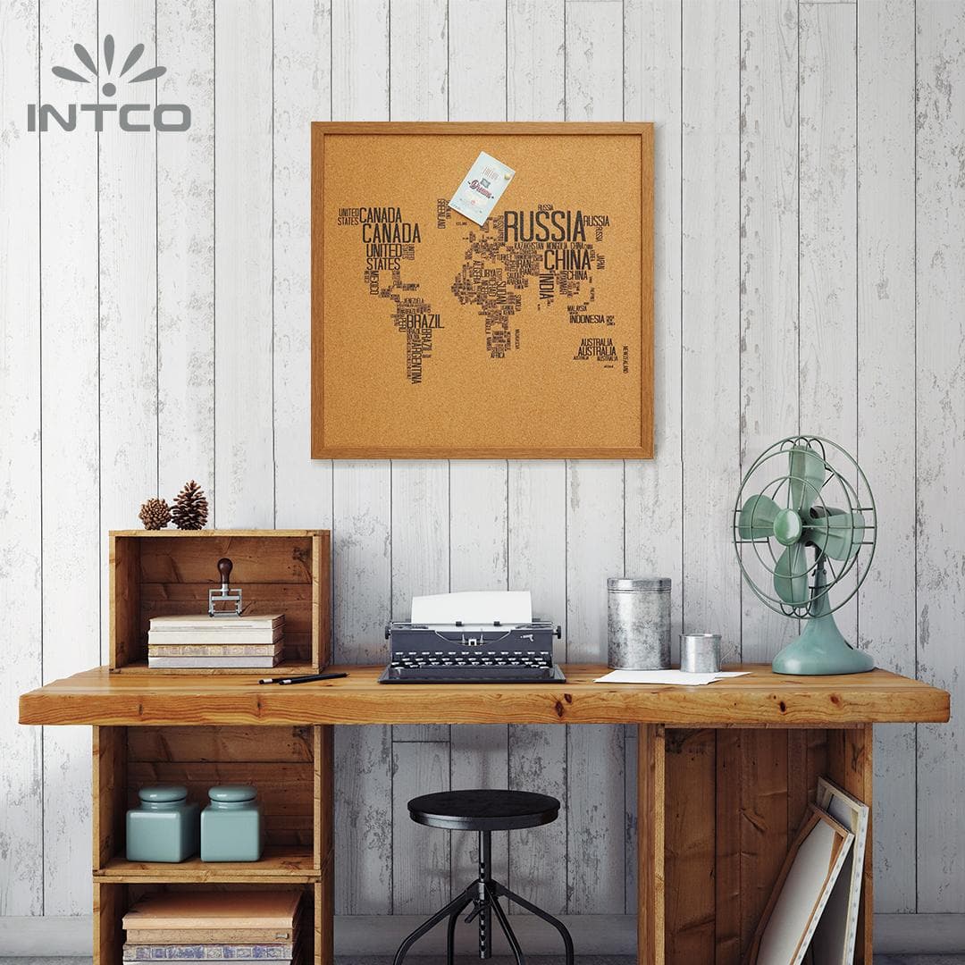 Wall Cork Board for Picture Display 20×20 Inch 6