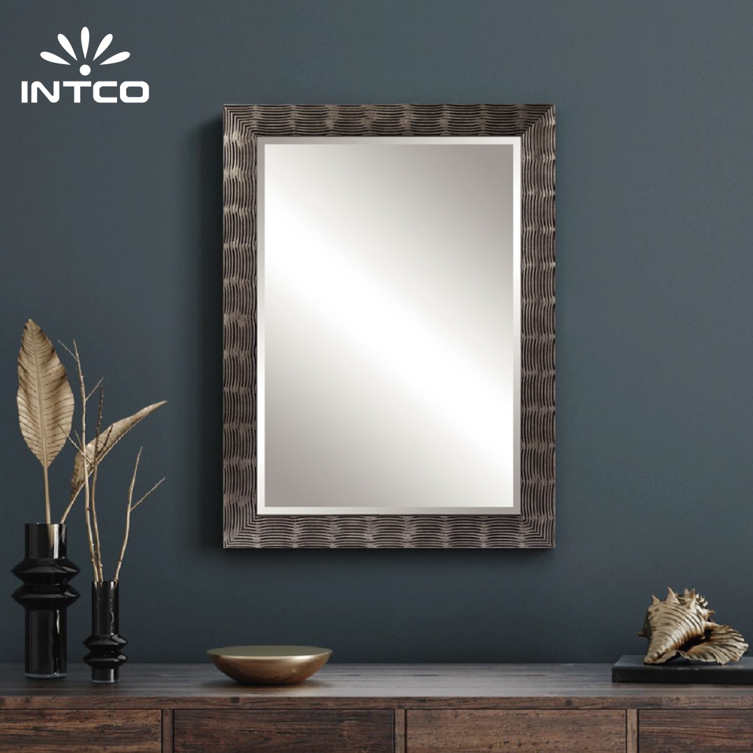 Classic Rectangle Framed Wall Accent Mirror