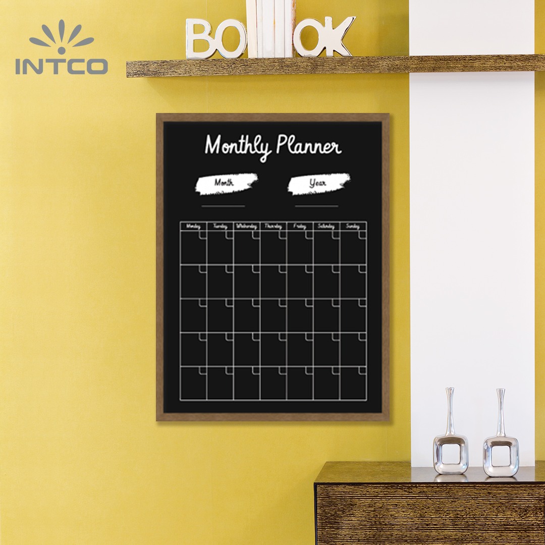 Chalkboard Style Board Monthly Wall Calendar 18×24 Inch