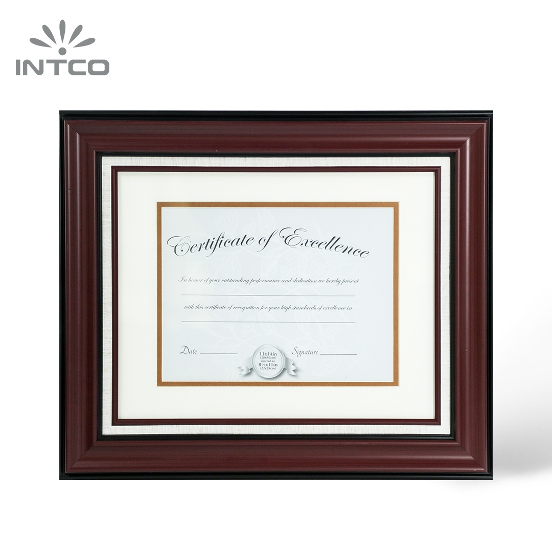 Certificate Diploma Document Frame 11×14 Matted to 8.5×11