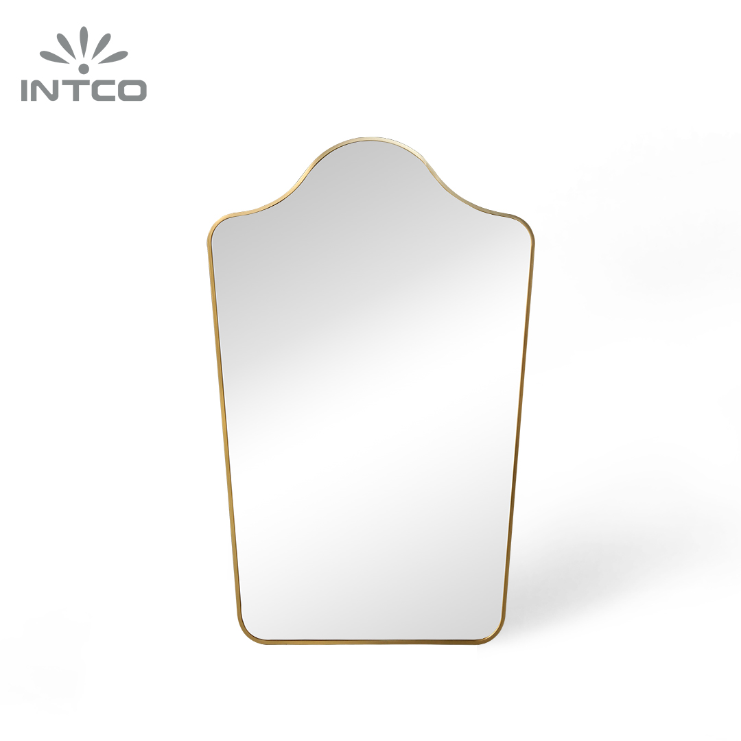 Decorative Aluminum Framed Gold Wall Mirror