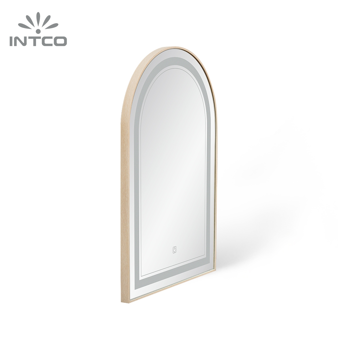 Arched Alumium Framed LED Bathroom Wall Mounted Mirror