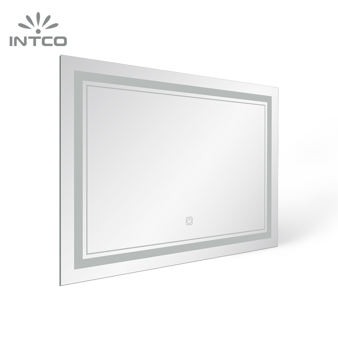 Framless Wall Mounted LED Bathroom Mirror 24x36 inch