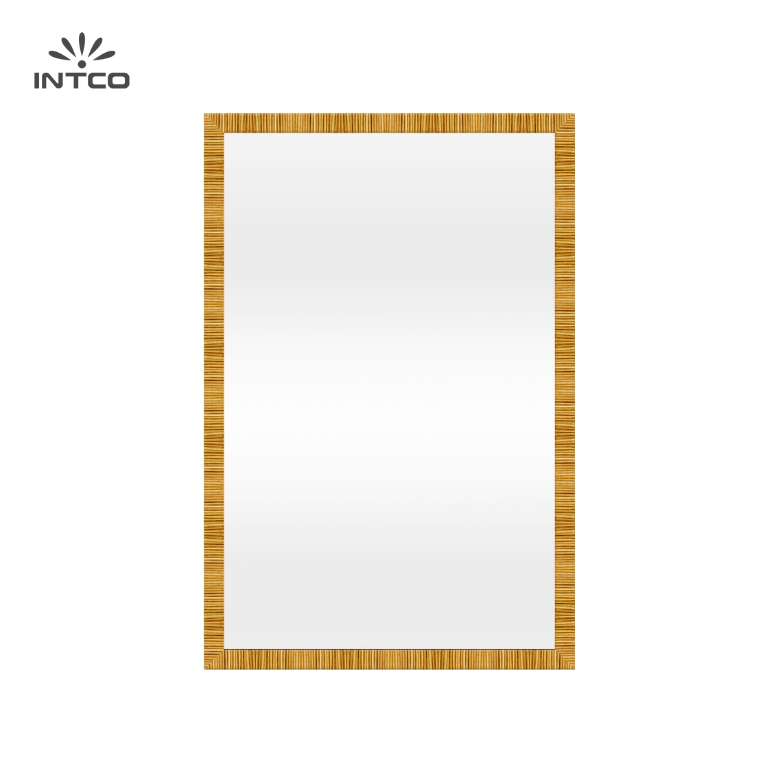 Natural Weave Framed Wall Mirror